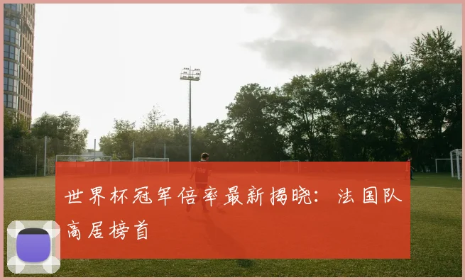 世界杯冠军倍率最新揭晓：法国队高居榜首